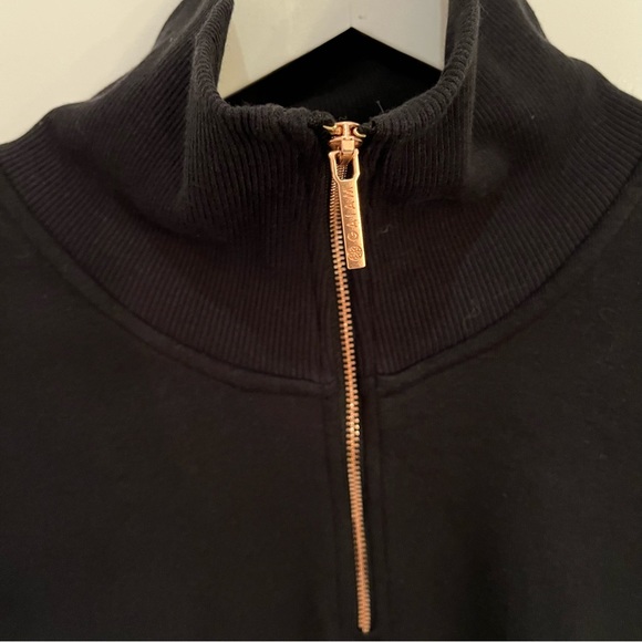 Woman’s XL - GAIAM Aura Mock Neck Quarter Zip Pullover | Sweatshirt | Black - Picture 6 of 9